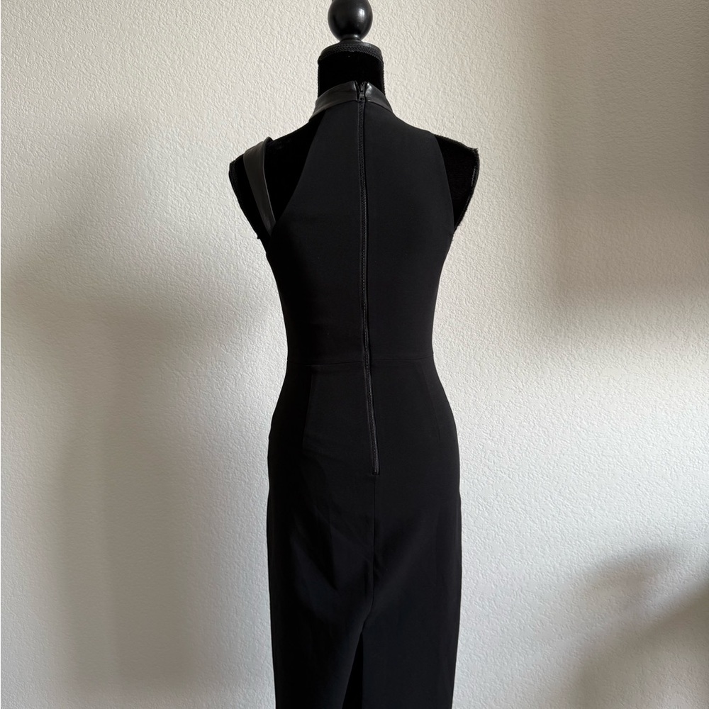 Alice + Olivia Elegant Black Sleeveless Dress - Picture 3 of 5